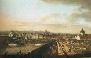 Bernardo Bellotto Vienna,Seen from the Belvedere Palace oil painting on canvas